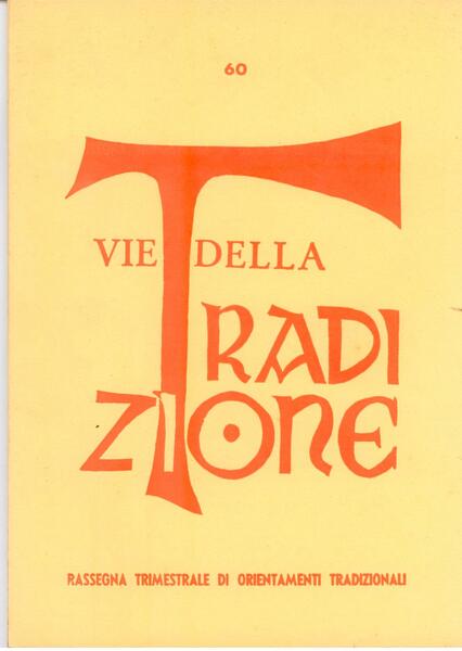 VIE DELLA TRADIZIONE N. 60