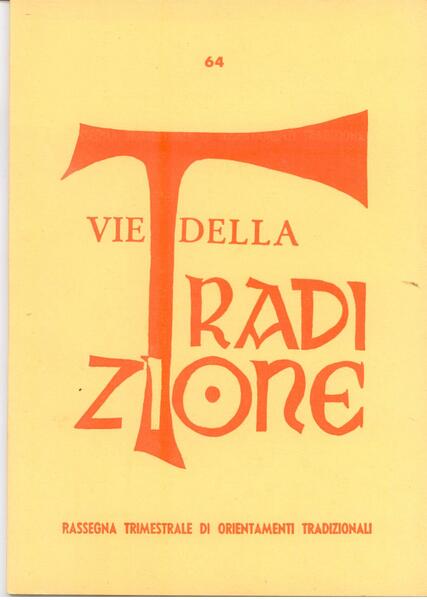 VIE DELLA TRADIZIONE N. 64