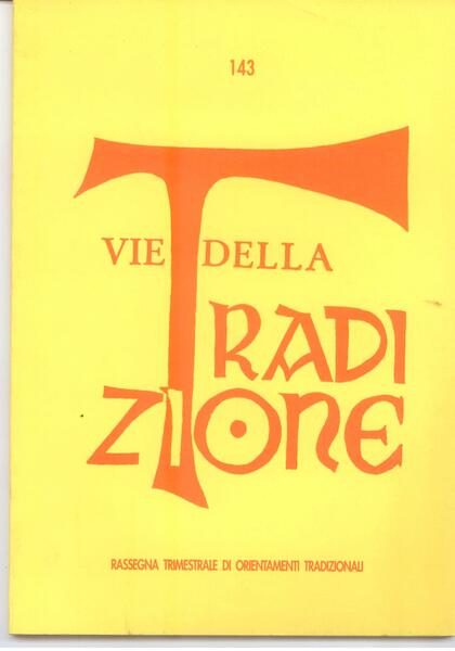 VIE DELLA TRADIZIONE N. 143