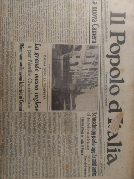 IL POPOLO D'ITALIA 24 FEBBRAIO 1938