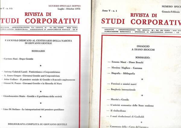 RIVISTA DI STUDI CORPORATIVI - ANNO V-1975 COMPLE