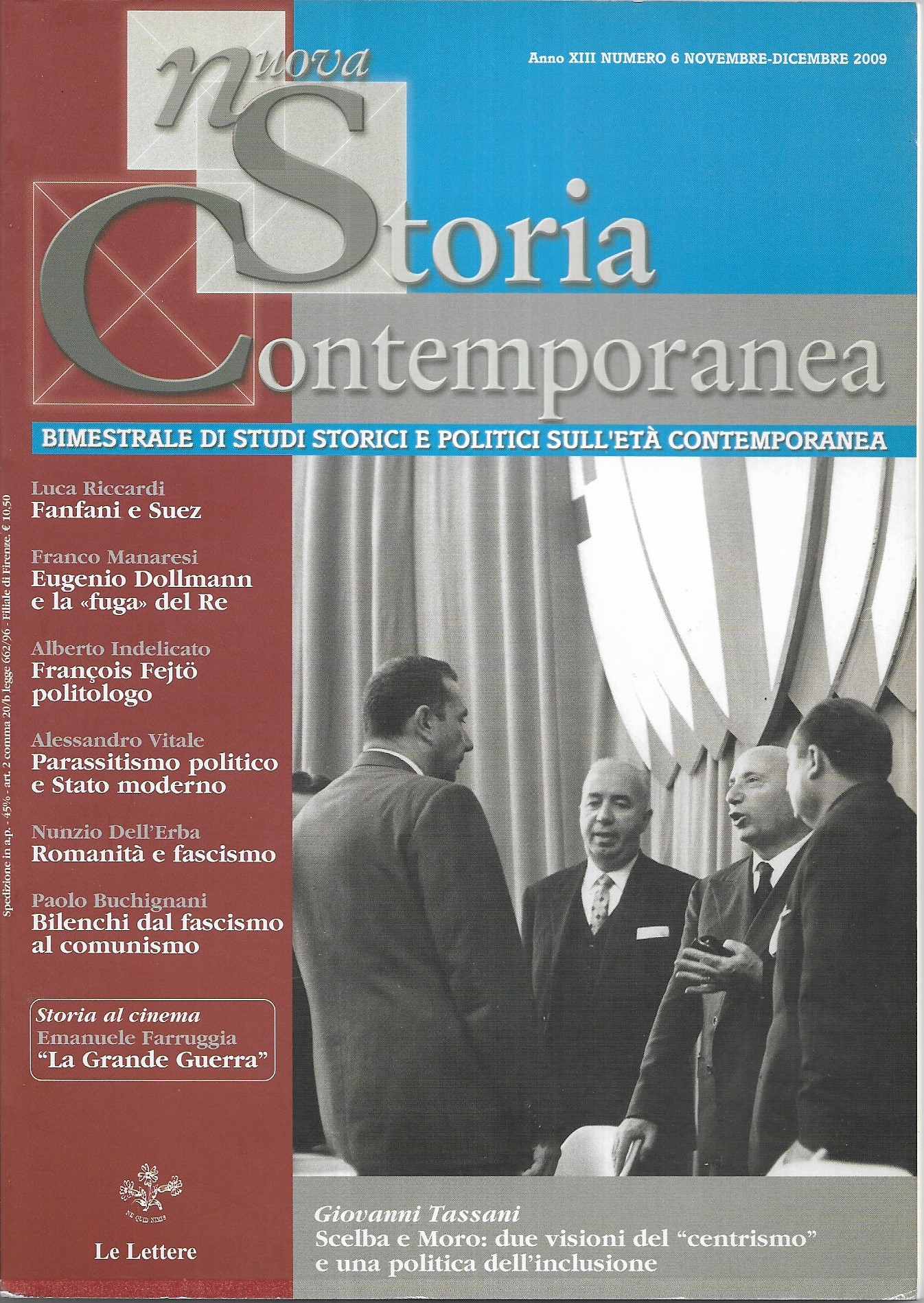 NUOVA STORIA CONTEMPORANEA - ANNO XIII N. 6 - NOVEMBRE/DICEMBRE …