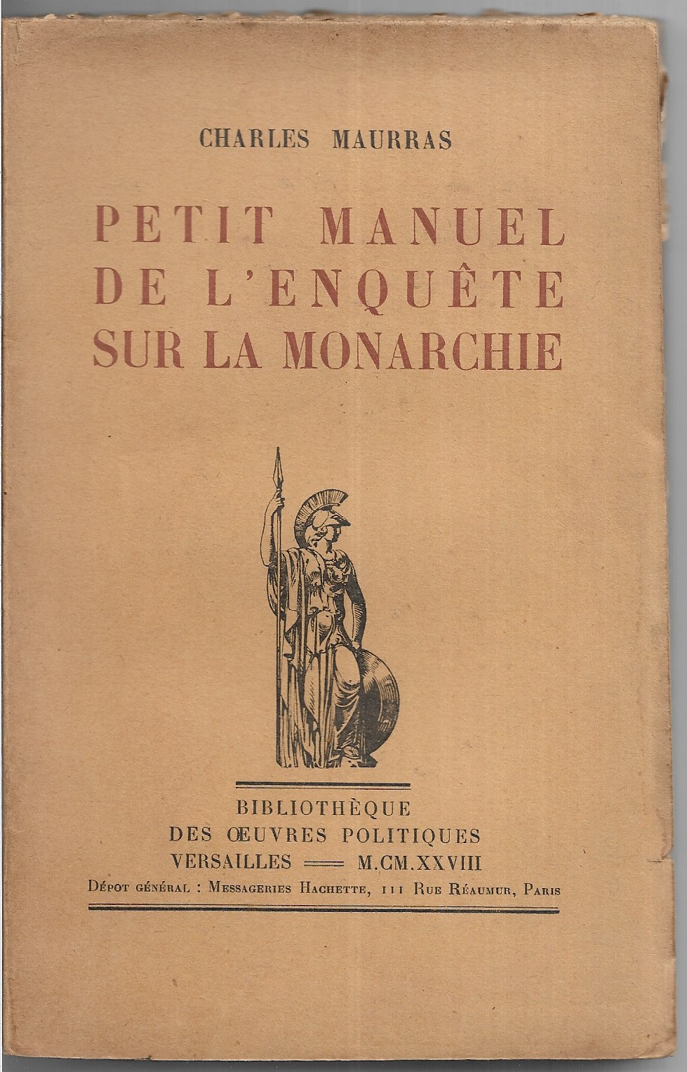 Petit manuel de l'enquete sur la monarchie