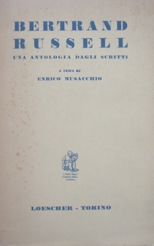 Una antologia dagli scritti. A cura di Enrico Musacchio.