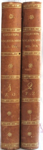 Vocabolario milanese-italiano di Francesco Cherubini. Tomo I. A=O. Tomo II. …