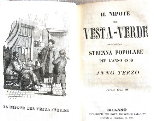 Il nipote del Vesta-verde. Strenna popolare per l’anno 1848 [-1855]. …