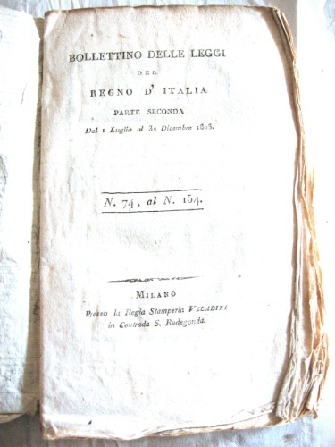 Bollettino delle leggi del Regno d’Italia. Parte prima. Dal 1 …