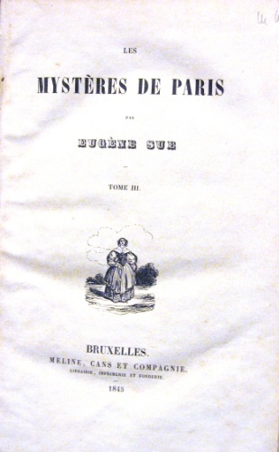 Les mystères de Paris. Tome III.