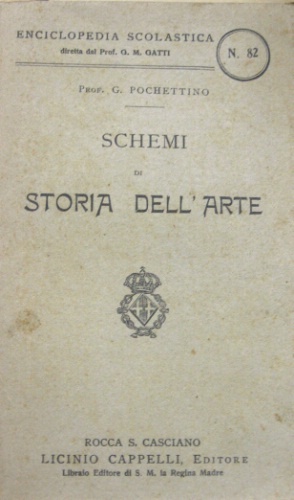 Schemi di storia dell’arte.