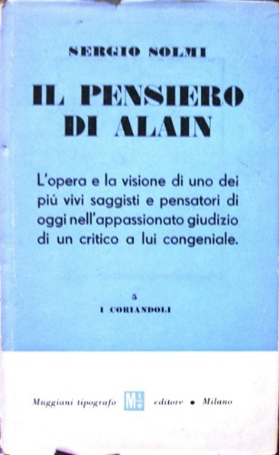 Il pensiero di Alain.