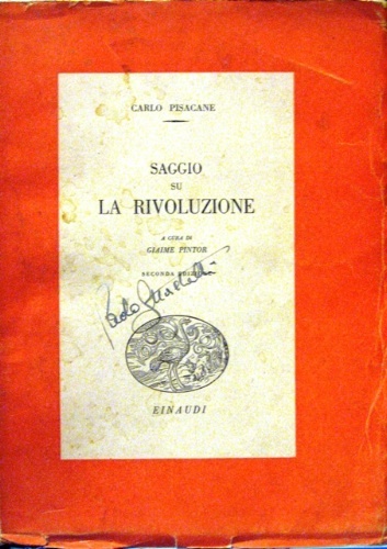 Saggio su la rivoluzione. A cura di Giaime Pintor. Seconda …