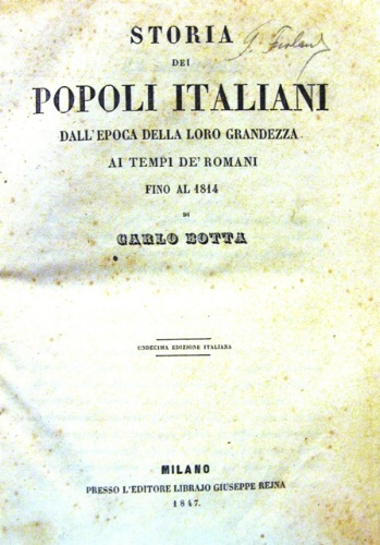 Storia dei popoli italiani. Dall'epoca della loro grandezza ai tempi …