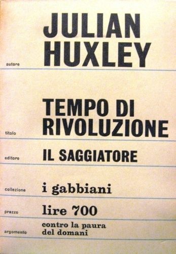 Tempo di rivoluzione. Traduzione di Marcella De Ambrosis.