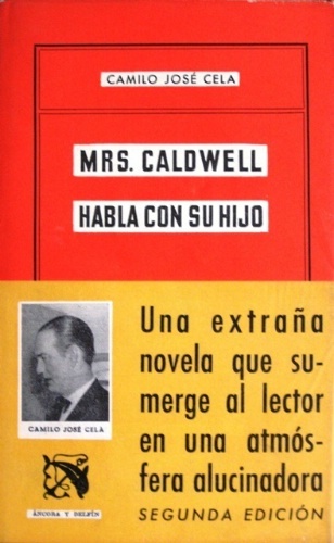 Mrs. Caldwell habla con su hijo.