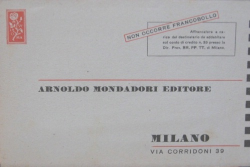 Cartolina editoriale.