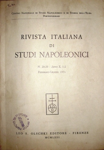 Rivista italiana di studi napoleonici.