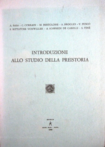 Introduzione allo studio della preistoria.