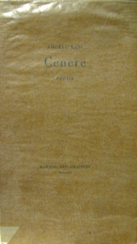 Cenere. Poesie.