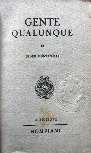 Gente qualunque. II edizione.