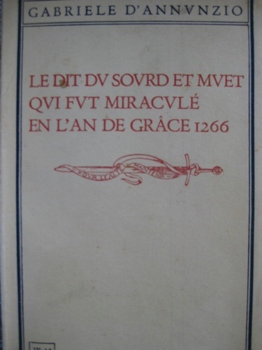 Le dit du sourd et muet qui fut miraculé en …