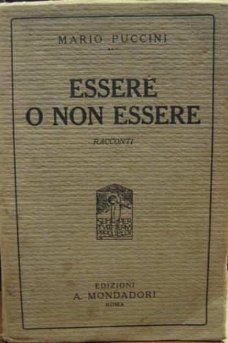 Essere o non essere. Racconti.