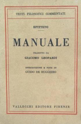 Manuale. Tradotto da Giacomo Leopardi. Introduzione e note di Guido …
