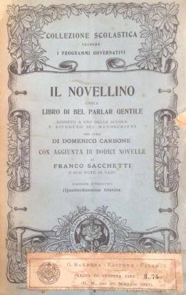 Il novellino ossia libro di bel parlar gentile. Ridotto a …