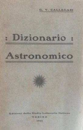 Dizionario astronomico.