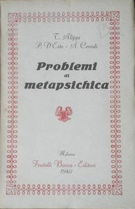 Problemi di metapsichica.