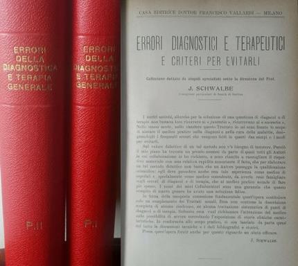 Errori della diagnostica e terapia generale. Due volumi. Traduzione dei …