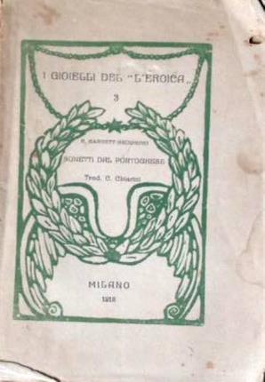 Sonetti dal portoghese. Traduzione C. Chiarini.