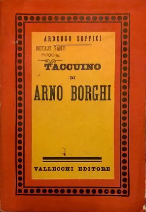 Taccuino di Arno Borghi.