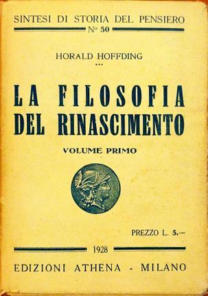 La filosofia del Rinascimento. Due volumi.