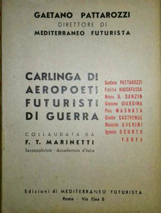 Carlinga di aeropoeti futuristi di guerra. Collaudato da F. T. …