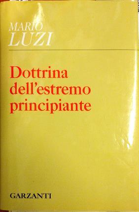 Dottrina dell'estremo principiante.