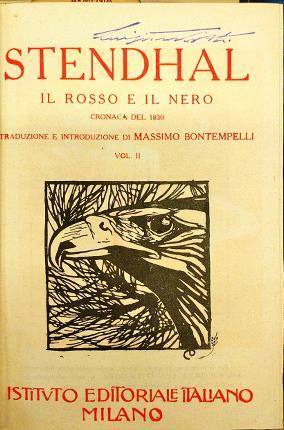 Il rosso e il nero. Traduzione di Massimo Bontempelli, vol. …