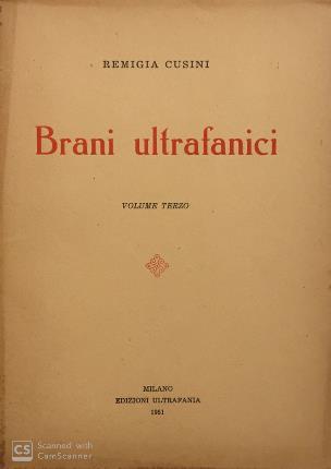 Brani ultrafanici. Volume terzo.