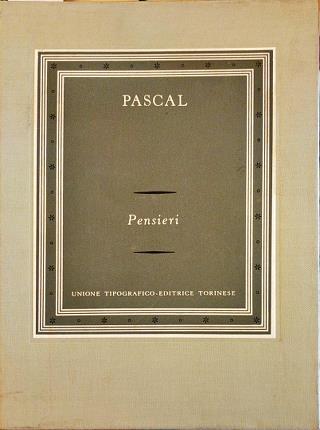 Pensieri. A cura di Barbara Allason. Quarta ristampa della prima …