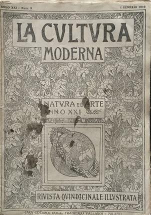 La cultura moderna. Natura ed arte. Anno XXI. Num. 3 …