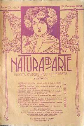 Natura ed arte. Anno XII 1903 - N. 4. (15 …