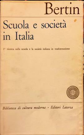 Scuola e società in Italia. A cura di Giovanni Mario …