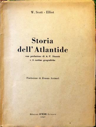 Storia di Atlantide. Con prefazione di A. P. Sinnett e …