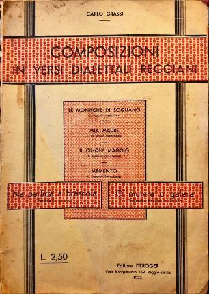 Composizioni in versi dialettali reggiani.