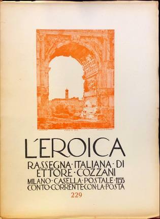 L’Eroica n. 229. Rassegna italiana di Ettore Cozzani.