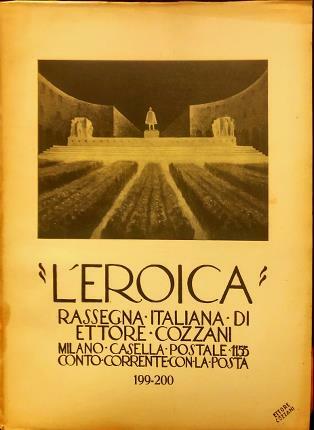 L’Eroica n. 199-200. Rassegna italiana di Ettore Cozzani.