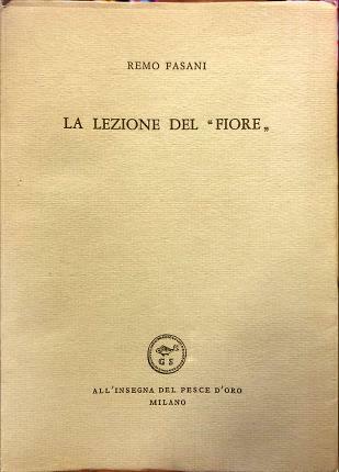 La lezione del “fiore”.