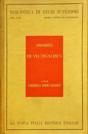 De Vectigalibus. Introduzione, testo critico, traduzione ed indici a cura …