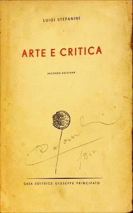 Arte e critica. Seconda edizione.