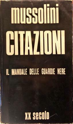 Citazioni. Il manuale delle guardie nere.