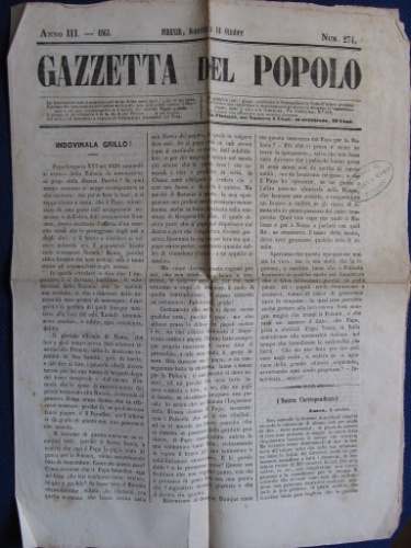 Gazzetta del popolo.